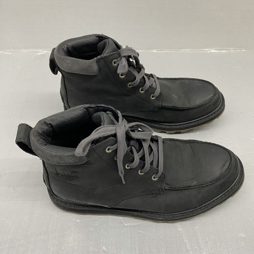 Sorel Boots Mens Size 9 Black Leather Chukka Ankle Casual NM2346-010
